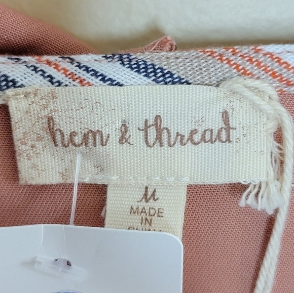 NWT Hem & Thread | Dusty Pink Lightweight Jacket with Roll Tab Sleeves - Picture 3 of 6